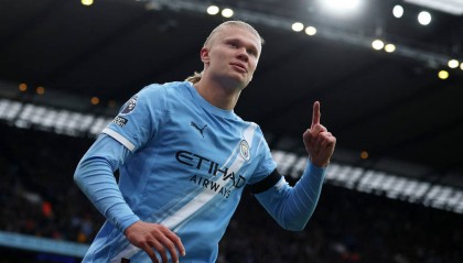 英超-哈兰德梅开二度福登破门 多库两助攻曼城3-0曼联