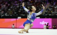 (体育)体操——世锦赛:张清颖获女子个人全能季军
