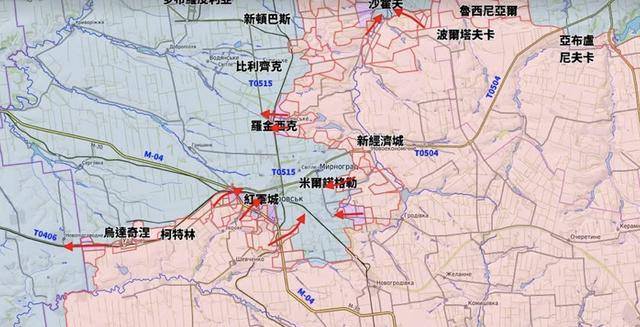 俄军从北到南全线同步推进，红军城告急，乌军北部通道被切断